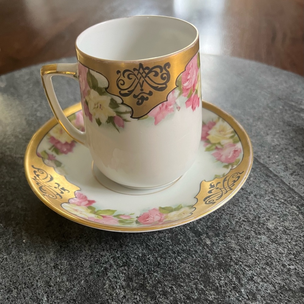 Silesia Fine China Demitasse cup and saucer